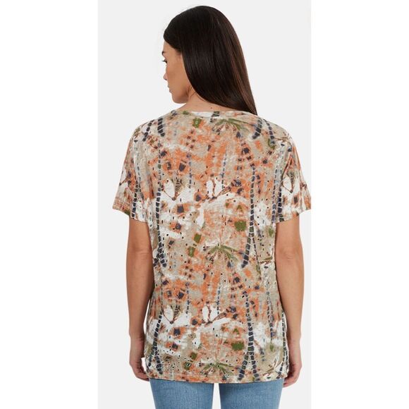 IRO CLAY VALENTINO TIE DYE TEE - MULTI NWT Size Small - Picture 3 of 8